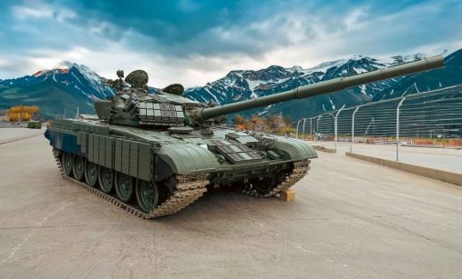 Tank T-72EA modernizovaný v areálu české zbrojovky Excalibur Army