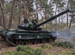 Tank T-62M na Ukrajině