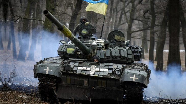 Ukrajinský tank T-72B