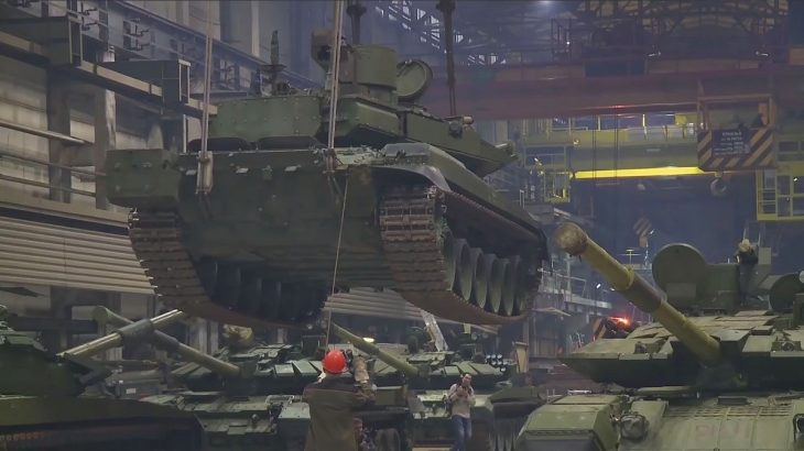 Výroba tanků v Uralvagonzavodu
