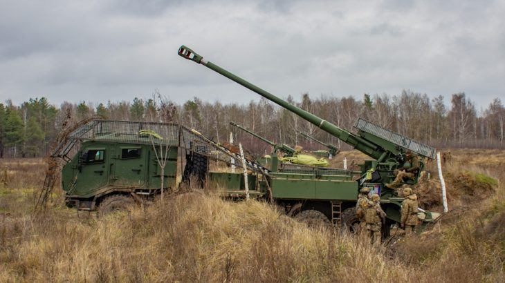 2S22 Bohdana 54. dělostřelecké brigády