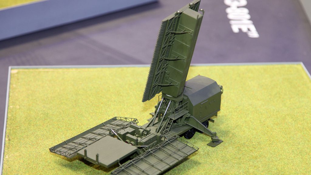 Maketa radaru 59N6E Protivnik-GE