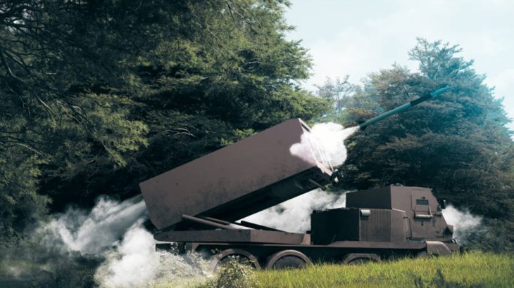 Animace raketometu pro raketu Thundart