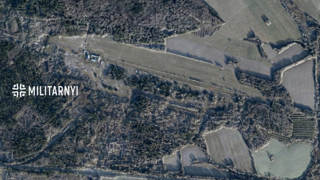 Pravděpodobné umístění rakety Orešnik v Bělorusku