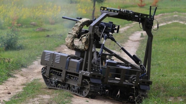 Ukrajinský pozemní dron Droid-TW-12.7