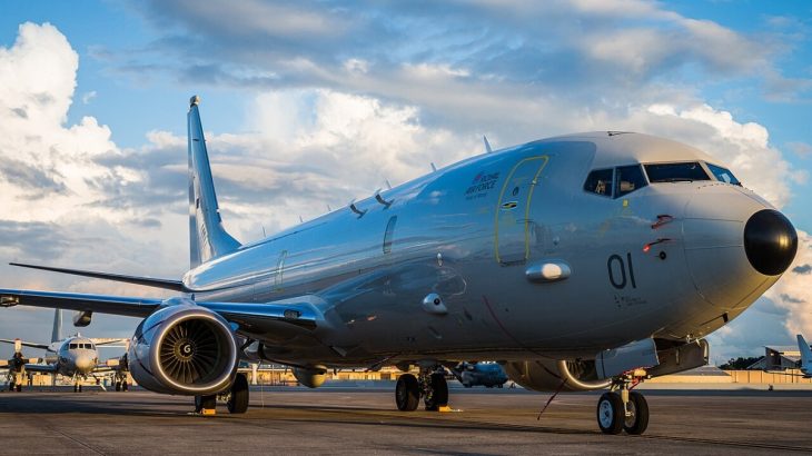 Námořní hlídkový letoun P-8 Poseidon britského letectva