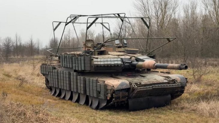 Ukrajinský tank M1A1 Abrams