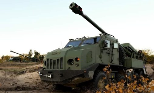 2S22 Bohdana na pozici