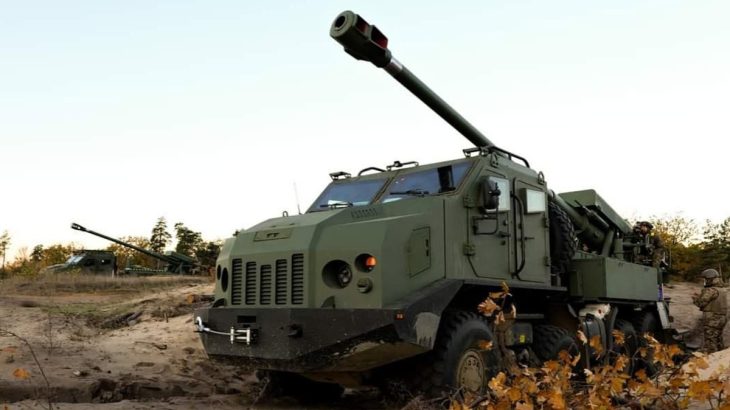 2S22 Bohdana na pozici