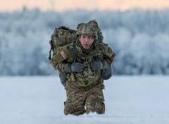 Americký voják v zimě