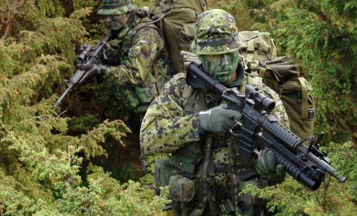 Vojáci z dánské speciální podpůrné a průzkumné roty (SSR)