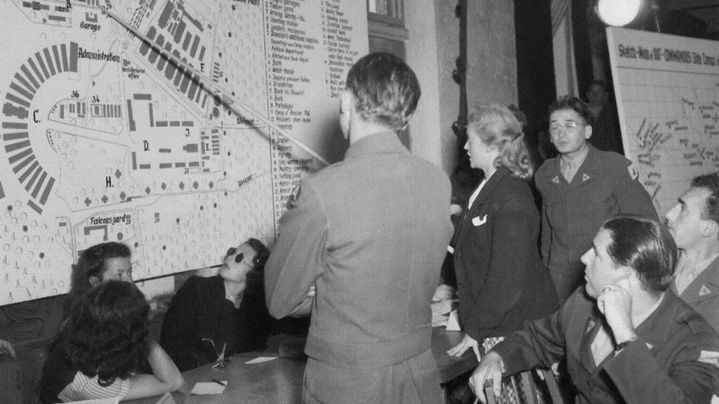 Ilse Kochová před americkým tribunálem