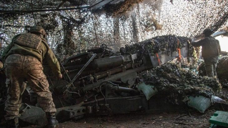 Houfnice M777 ukrajinské armády