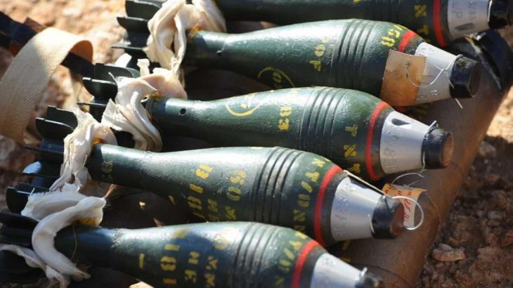 Minometné granáty ráže 60 mm