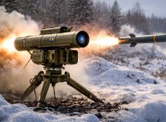 Stugna-P střílí ve sněhu