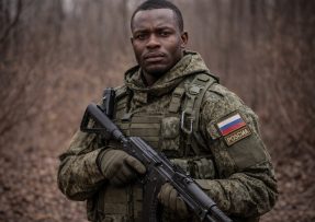 Africký žoldnéř v ruské armádě