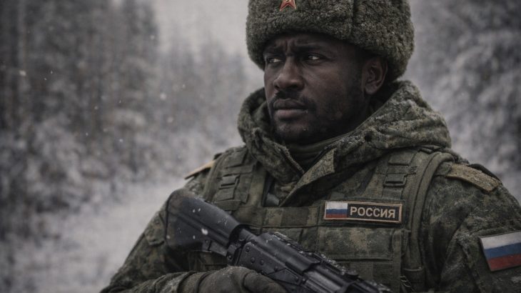 Africký žoldnéř v Rusku
