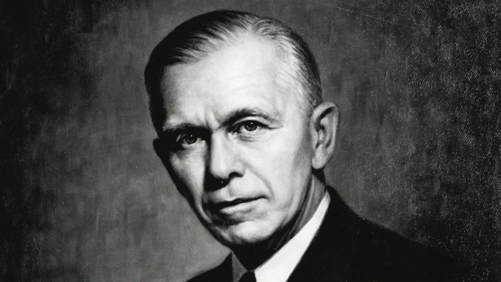 Tvůrce Marshallova plánu George C. Marshall