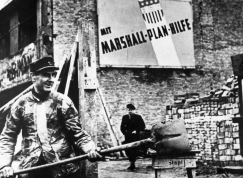 Obnova západního Berlína za pomoci Marshallova plánu