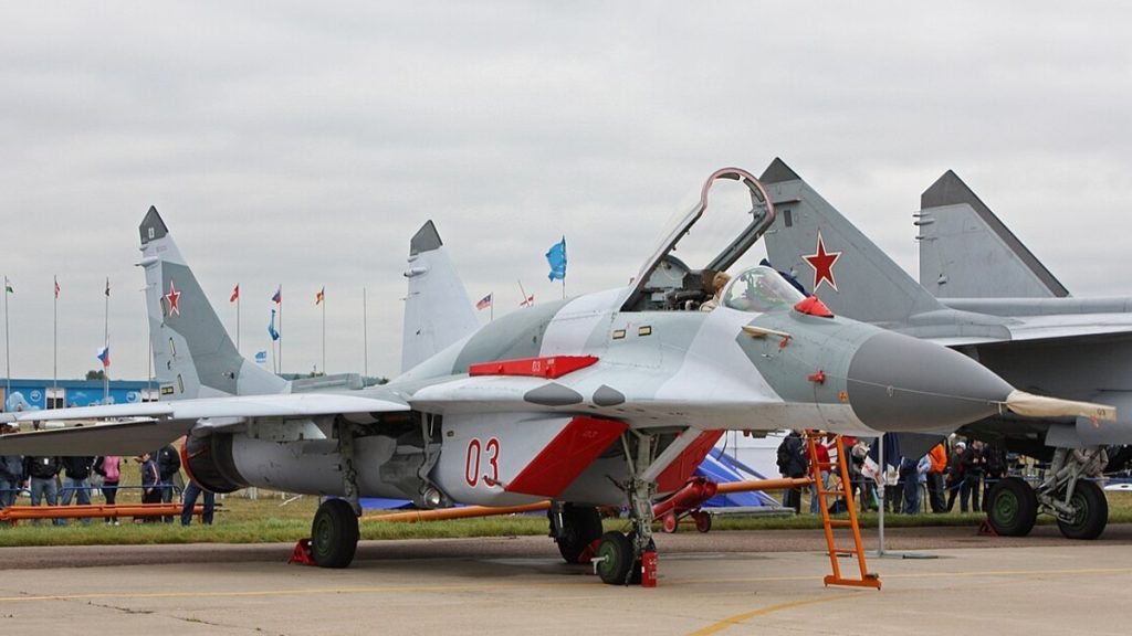 Vystavený MiG-29SMT