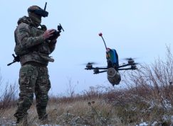 Ukrajinský operátor dronu