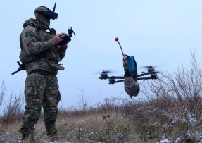 Ukrajinský operátor dronu