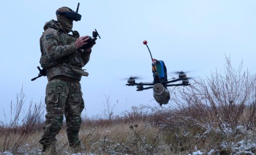 Ukrajinský operátor dronu
