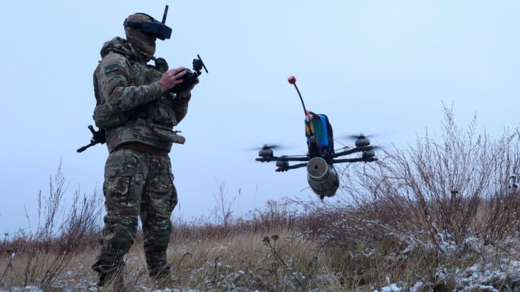 Ukrajinský operátor dronu