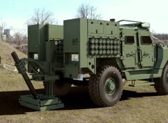 Vozidlo Patriot s minometem