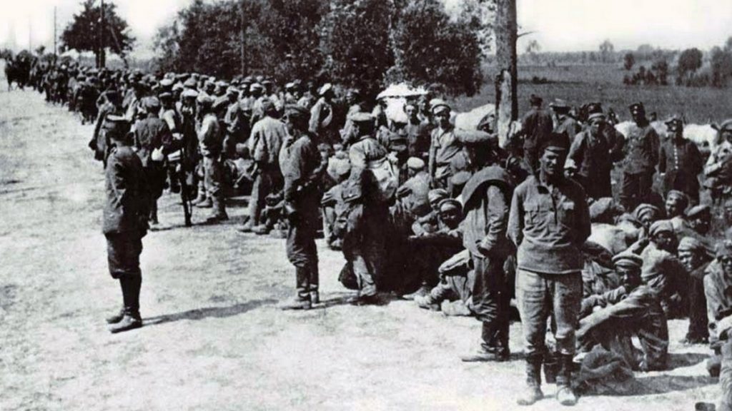 Ruští zajatci při invazi Ruska do Polska v letech 1919-1921