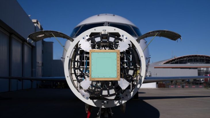 Radar Valen při testování