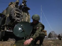 Ruské jednotky s komunikačním vybavením