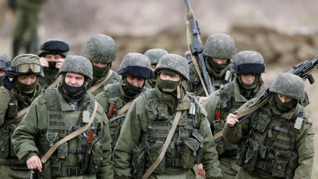 Skupina ruských vojáků