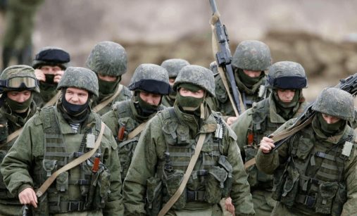 Skupina ruských vojáků