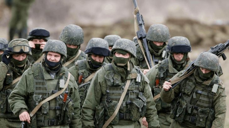 Skupina ruských vojáků