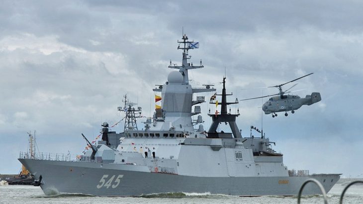 Ruská korveta Stojkij baltské flotily