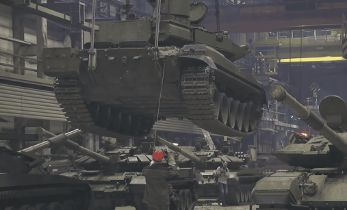 Tanky při modernizaci v Uralvagonzavodu