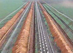 Obranná linie na Ukrajině