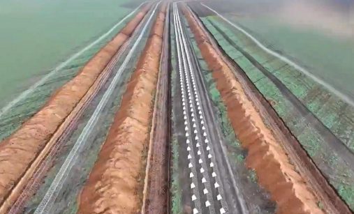 Obranná linie na Ukrajině