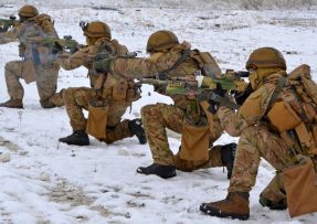 Ukrajinské speciální síly v zimě