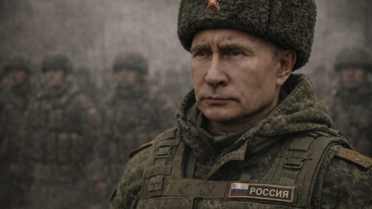 Vladimir Putin ve vojenské uniformě