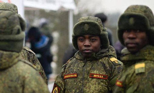 Afričané v ruských uniformách