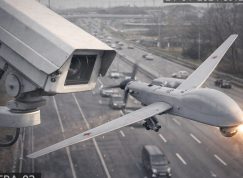 Dopravní kamera zachycuje dron