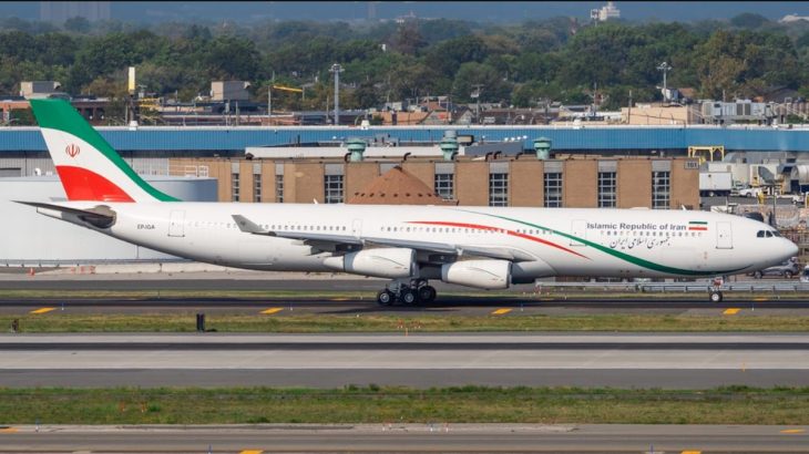 Íránské letadlo Airbus A340-300 EP-IGA