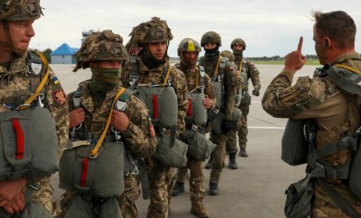 Ukrajinští a polští parašutisté