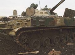 Ruské BMP-3 s prasetem