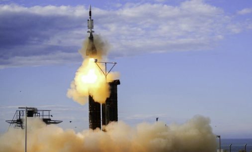 Odpálení střely z SAMP/T NG