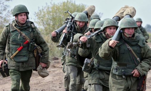 Skupina ruských vojáků