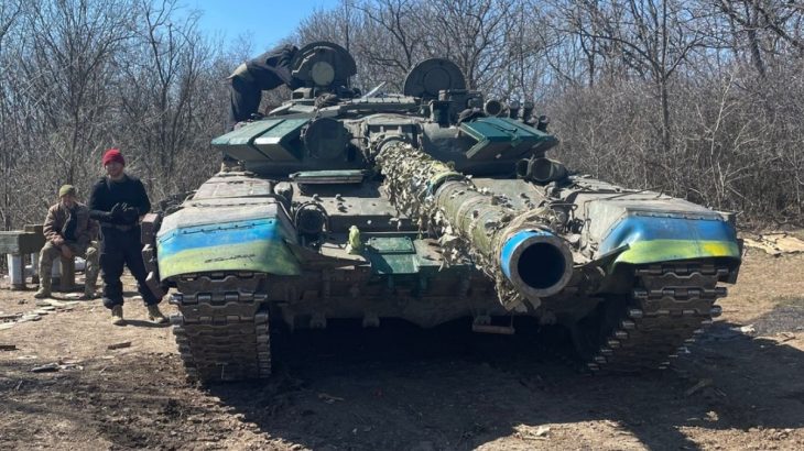 Ukrajinský tank T-72B3