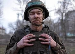 Ukrajinský voják bez rotace